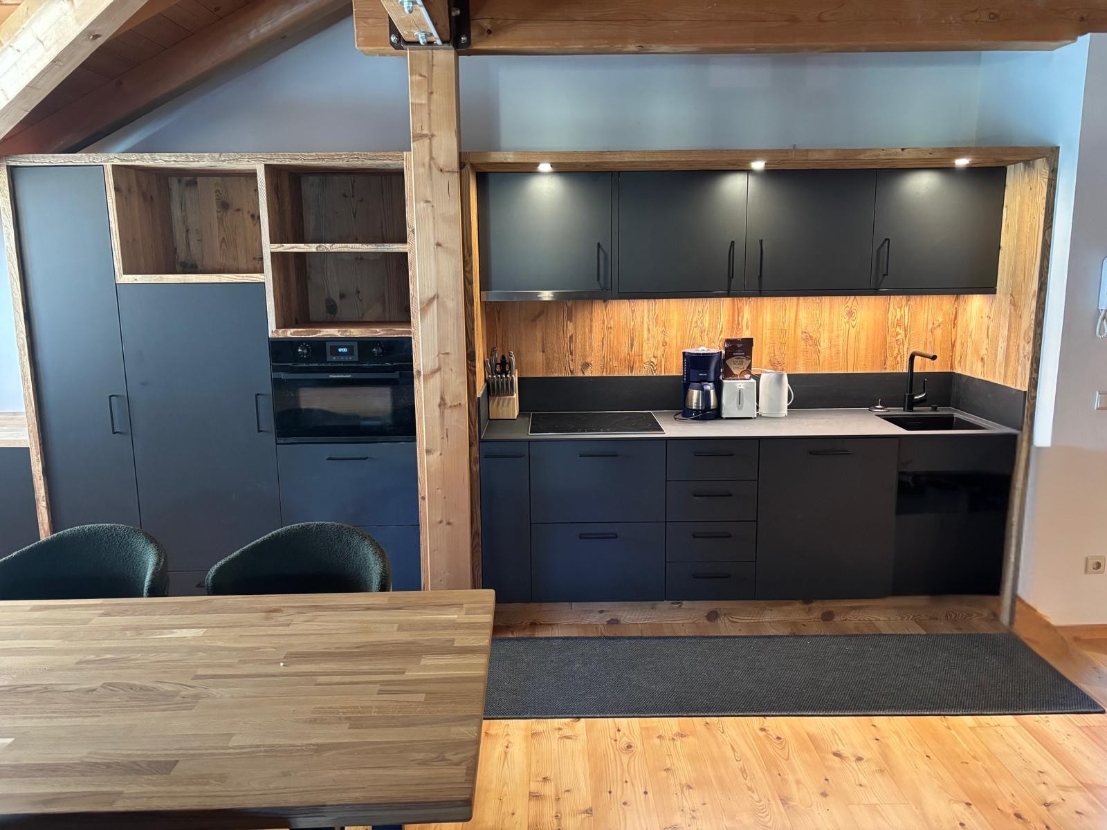 Küche 3 Zinnen Wohnung Appartement Villa Santer